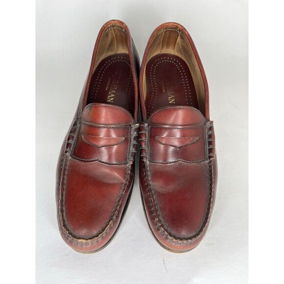 Cole Haan Burgundy Brown Slip On Penny Loafers Dress Shoes Men’s Sz 11D US/44EU - Picture 2 of 13